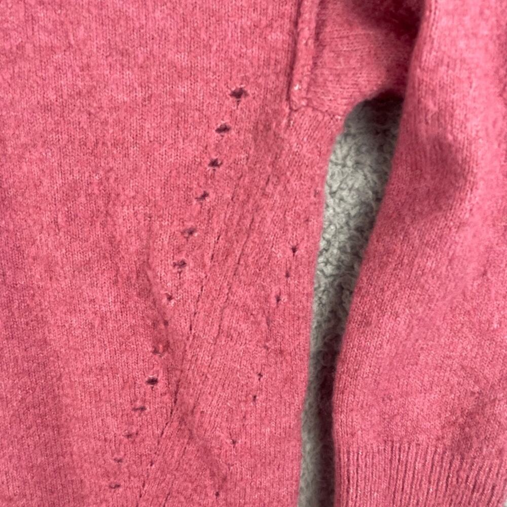Topshop Women's 6 Pink Acrylic Polyester Elastane Crew Neck Long Sleeve Sweater - Picture 6 of 11